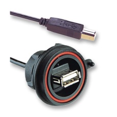 【PX0844/A/0M50/B】COMPUTER CABLE USB 2.0 0.5M BLACK