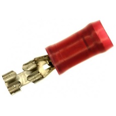 【640925-1】FEMALE DISCONNECT 2.8MM 22-18AWG RED