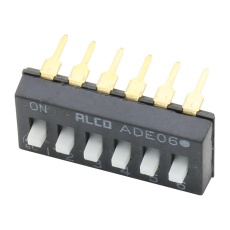 【1825360-4.】DIP SWITCH 6POS SPST SLIDE