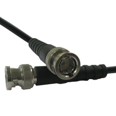 【115101-20-M2.00】RF COAX CABLE RG59 BNC PLUG 2M BLACK
