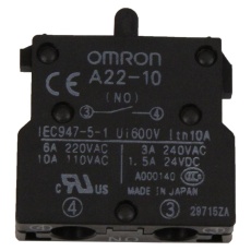 【A22-10】SWITCH BLOCK SPST-NO 1POLE