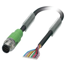 【1430530】SENSOR CORD  12P M12 PLUG-FREE END  1.5M