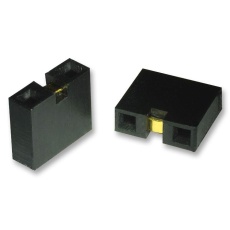 【SNM-100-BK-G】SHUNT BAR 2POS 2.54MM BLACK