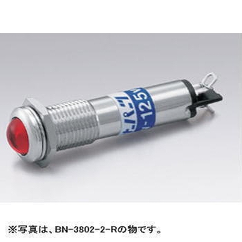 【BN-3802-2-C】ネオンブラケット 凸型 AC200V~250V 透明