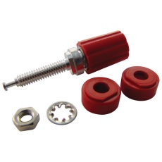 【3760-2】BINDING POST TURRET 15A RED
