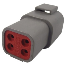 【DTP04-4P】AUTOMOTIVE CONN HOUSING RCPT 4POS