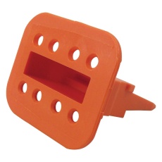 【W8S】WEDGE LOCK PBT GF 8POS PLUG