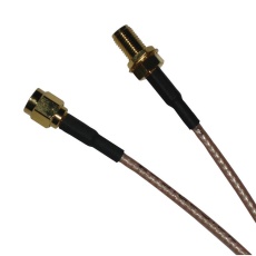 【135110-01-12.00】RF CABLE ASSEMBLY  SMA JACK/PLUG  305MM