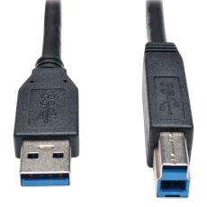【U322-015-BK】USB CABLE  3.0 TYPE A-TYPE B PLUG  15FT