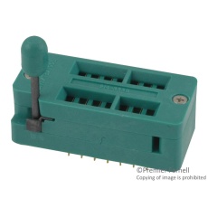 【214-3339-00-0602J】DIP SOCKET  14 POS  2.54MM  TH