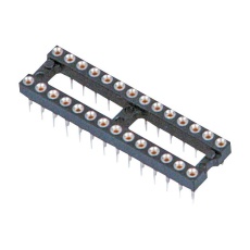 【110-44-328-41-001000】DIP SOCKET  28POS  2.54MM  TH