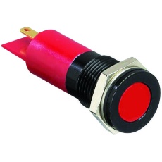 【Q6F7BXXR02E】PANEL INDICATOR  6MM  RED  2VDC