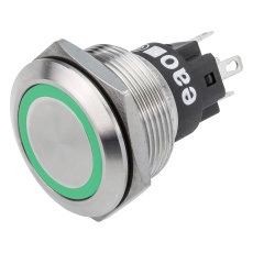 【82-6151.2134】PB SWITCH  ILLUM  SPDT  5A  250VAC  GRN