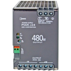 【PS6R-J24】AC-DC CONVERTER  DIN RAIL  1 O/P  480W  20A  24V