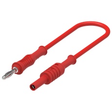 【76-099】4MM BANANA PLUG-JACK  RED  250MM