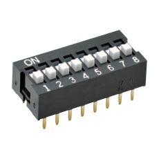 【A6E-4104-N】DIP SWITCH  4POS  SPST  RAISED