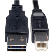 【UR022-001】USB CABLE  2.0 TYPE A-TYPE B PLUG  1FT