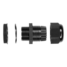 【NG-9512】CABLE GLAND  PA66  6.4MM  PG9  BLACK