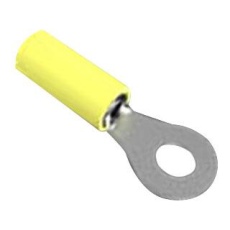 【324075】TERMINAL  RING TONGUE  M5  22AWG  YEL