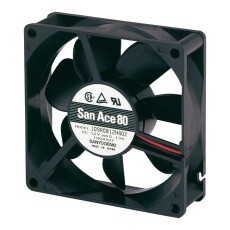 【109R0824S4D01】AXIAL FAN  80MM  24VDC  42.4CFM  34DBA