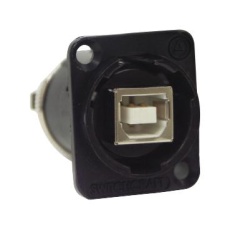 【EHUSBBAX】USB ADAPTER  TYPE B RCPT-A RCPT  NICKEL