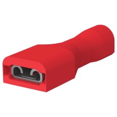 【2-520181-2】FEMALE DISCONNECT  4.75MM  22-18AWG  RED