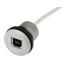 【09454521910】USB CABLE  2.0 A TYPE B-B RCPT  0.5M
