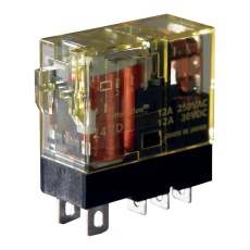 【RJ2S-CL-D24】RELAY  DPDT  24VDC  8A  SOCKET