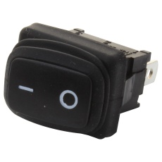 【KRE2ANA1BBD】ROCKER SWITCH  SPST  16A  125V  BLACK