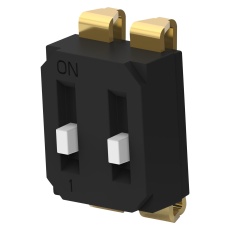 【EDS02SNNNTR04Q】DIP SWITCH 2POS SPST SLIDE SMD
