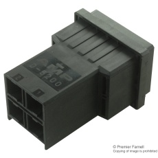 【1-917808-2】PLUG HOUSING  4POS  GF POLYESTER  BLACK
