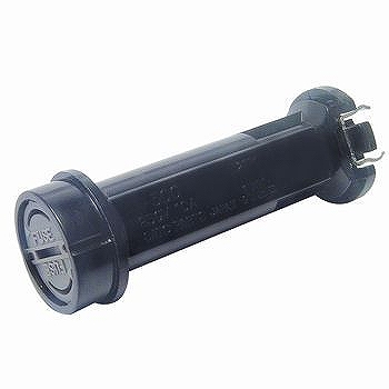 【F-500-01A1】ヒューズホルダー 感電防止型 250V-10A 適合サイズ：φ6.4×30mm φ6.35×30mm φ6.35×31.8mm