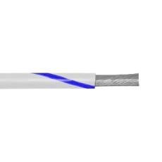 【3051 WU005】WIRE  WHT/BLU  22AWG  7/30AWG  30.5M