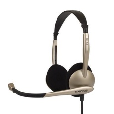 【CS100】Double Sided Comm Headset with Noise Cancelling Microphone