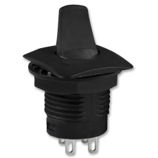 【RR3405A】SWITCH  ROCKER  DPST  10A  125VAC  BLACK