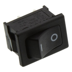 【RA1113112R】ROCKER SWITCH  SPST  BLACK  PANEL