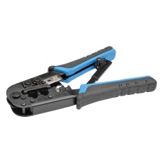 【T100-001】HAND CRIMP TOOL W/STRIPPER  MODULAR CONN