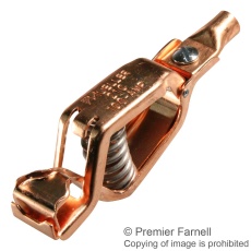 【BU-21CPN】AUTO TEST CLIP  SOLID COPPER  100A  27MM