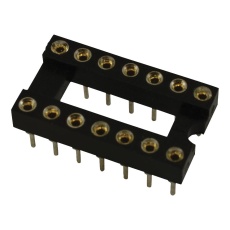 【110-87-314-41-001101】DIP SOCKET  14POS  2.54MM  TH