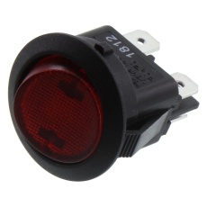 【RR812C1000-116】ROCKER SWITCH  DPST  16A  125VAC  PANEL