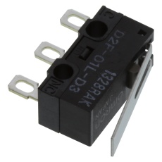 【D2F-01L-D3】MICRO SW  SPDT  0.1A  30VDC  SOLDER LUG
