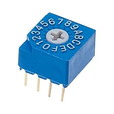 【S-1010A】ROTARY CODE SW  16POS  HEX  0.1A  5V