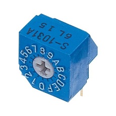 【S-1031A】ROTARY CODE SW  16POS  HEX COMP0.1A  5V