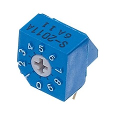 【S-2011A】ROTARY CODE SW  10POS  BCD  0.1A  5V