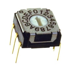 【SH-7050MC】ROTARY CODE SW  16POS  HEX  0.1A  5V