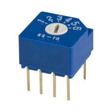 【SS-10-16NP-E】ROTARY SWITCH  SP6T  0.1A  5VDC  TH