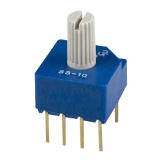 【SS-10-23NP-L-E】ROTARY SWITCH  DP3T  0.1A  5VDC  TH