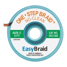 【OS-C-5AS】DESOLDERING BRAID  5FT  25/PACK