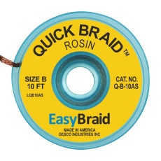 【Q-B-10AS】DESOLDERING BRAID  10FT  25/PACK