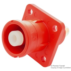 【SLPIRBTPSR1】POWER ENTRY  RCPT  200A  1KV  PANEL  RED